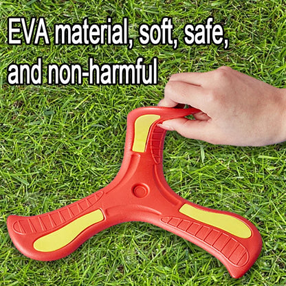 Soft Foam 3-Leaf Boomerang Toy – Outdoor Flying Disc for Kids & Family Fun