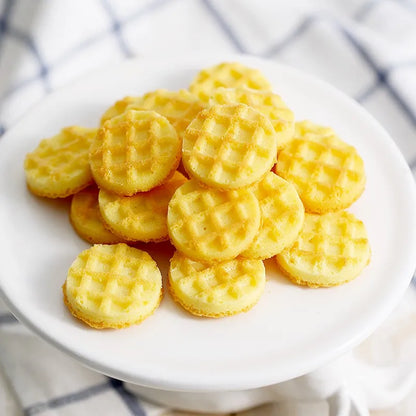 DIY Cute Round Waffle Making Mold Practical Chocolate Making Tool Aroma Candle Silicone Mold Food Grade Silicone Baking Supplies