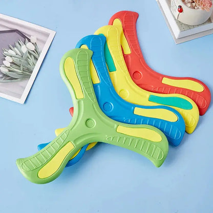 Soft Foam 3-Leaf Boomerang Toy – Outdoor Flying Disc for Kids & Family Fun