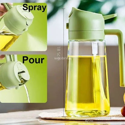 Plastic Spray Oil Sprayer Bottle Spray Oil Dispenser Oil Jar Cruet BBQ Kitchen Baking Roasting Picnic Kitchen Tool