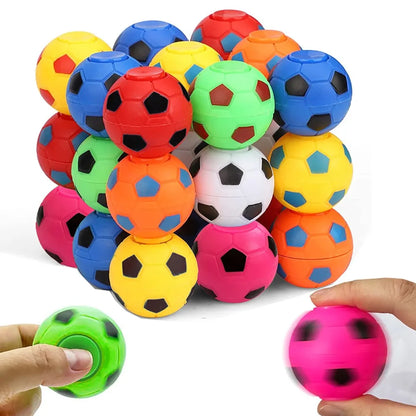 Mini Soccer Finger Toys – 10/30PCS Rotatable Soccer Party Favors for Kids