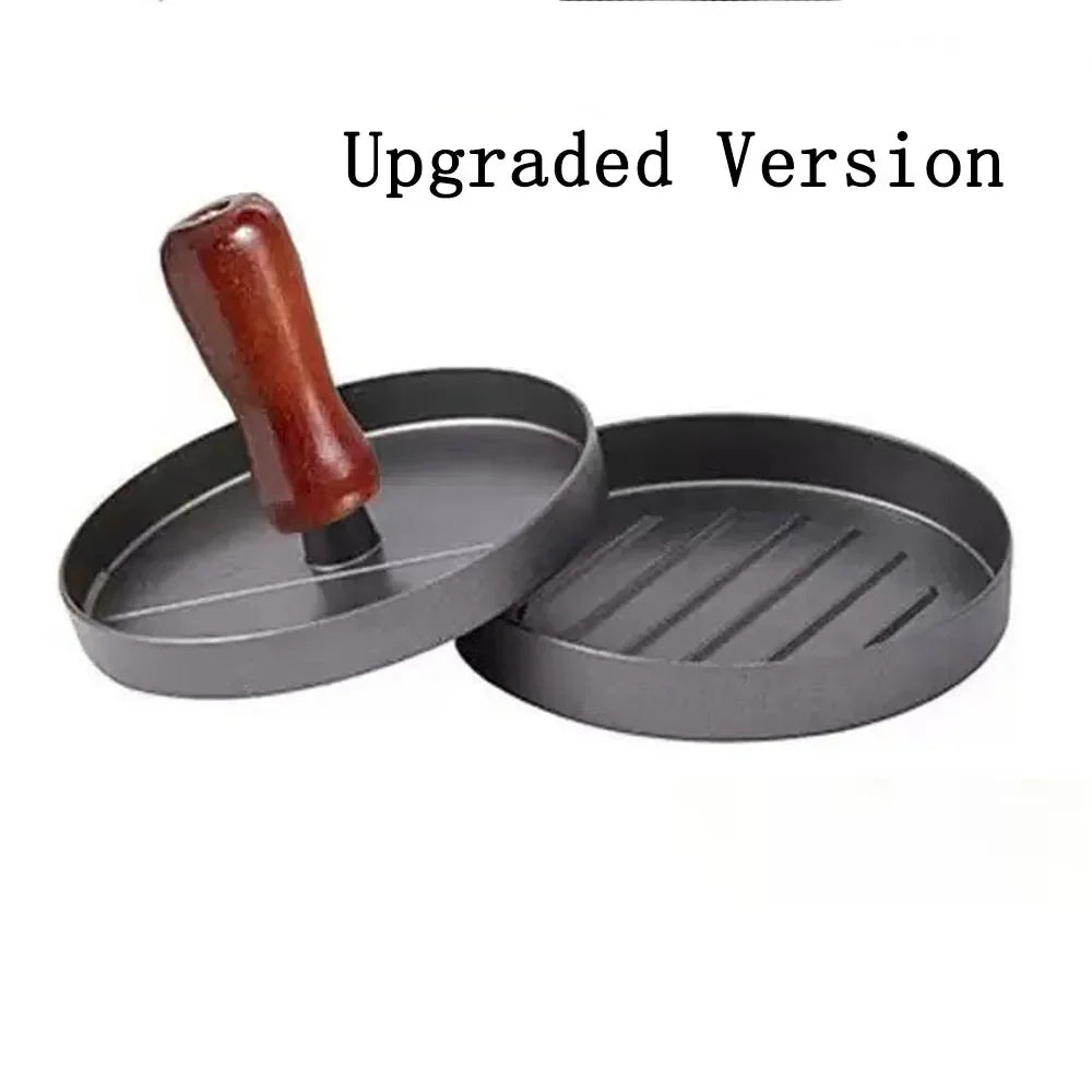 Burger Press Hamburger Meat Tool Patty Maker Aluminum Burger Maker for Kitchen BBQ Grill
