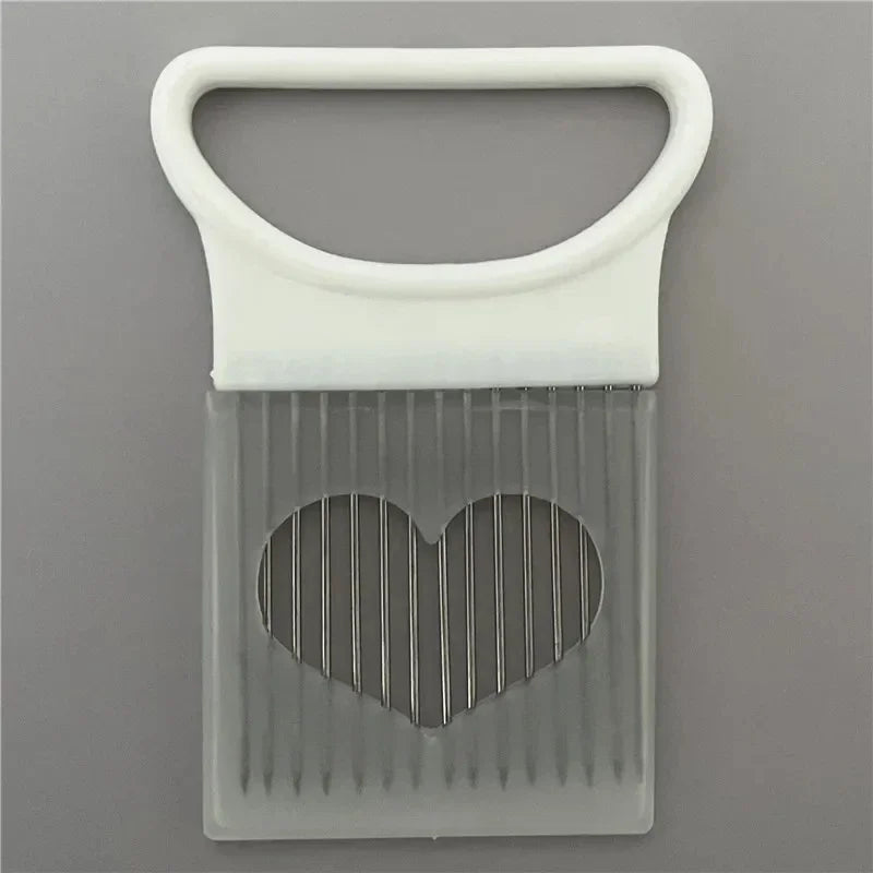 Stainless Steel Onion Cutter Holder Food Slicers Assistant Tomato Onion Slicer Holder Vegetables Cutting Fork Kitchen Gadgets